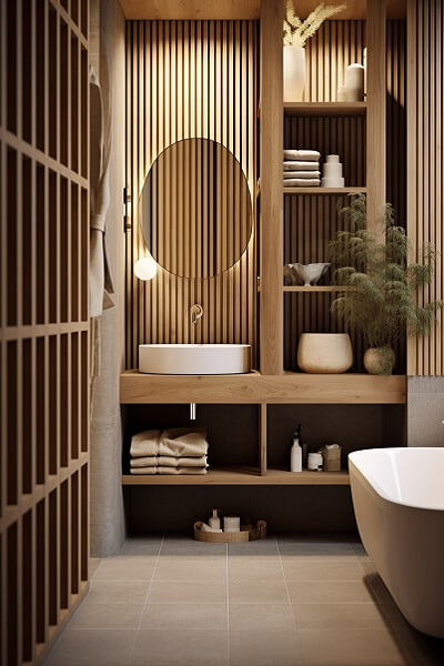 conjunto muebles de baño lujo